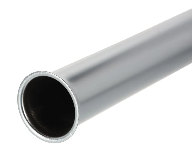 1100MM MATT CHROME TABLE LEG WITH MOUNTING RING