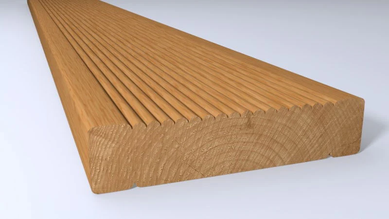 144 X 32  DECKING MICROSHADES BROWN  PER 4.8MT LENGTH