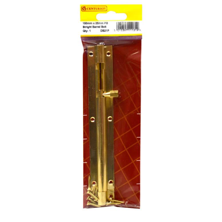 150MMX25MM PB STRAIGHT BARREL BOLT