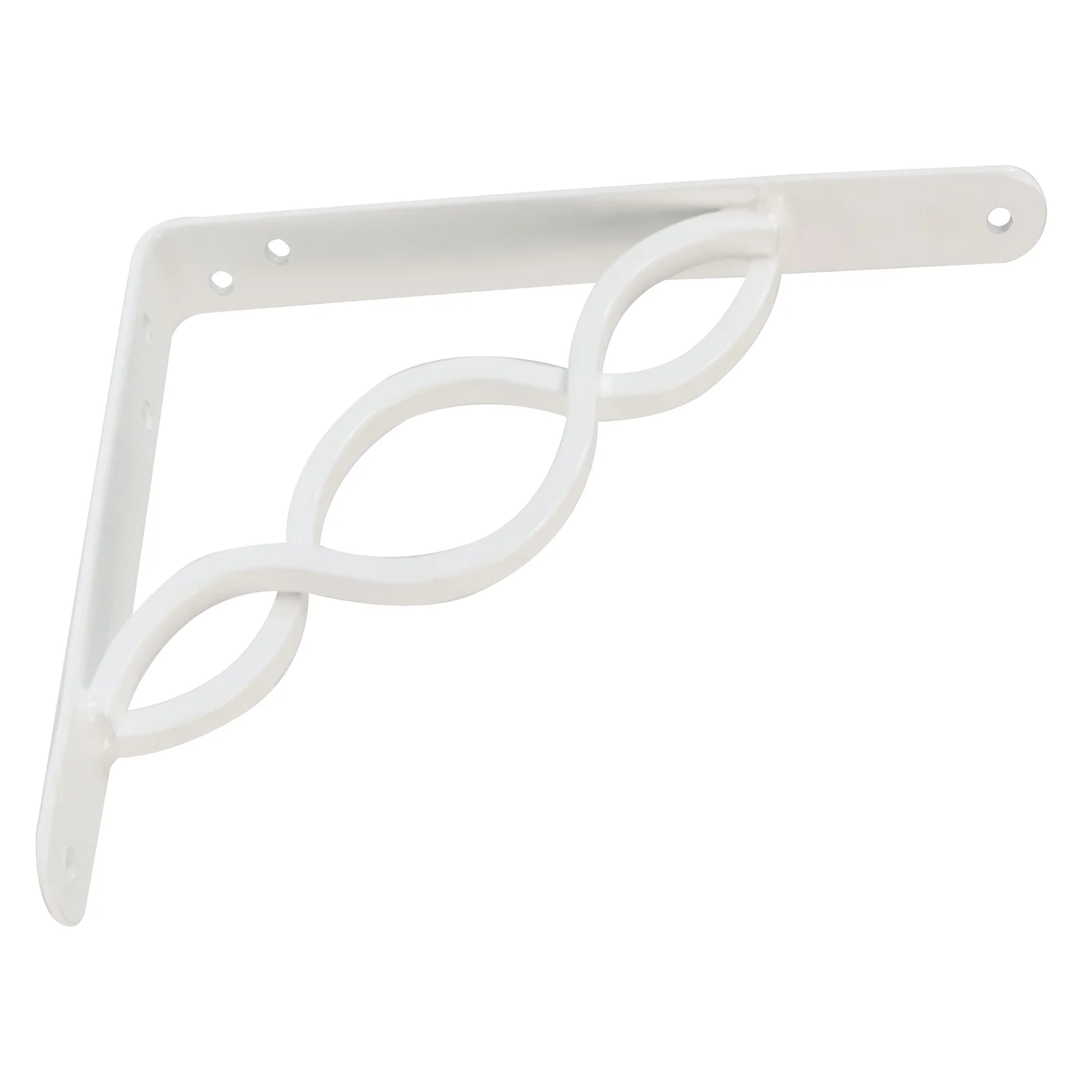 200 X 150 DECORATIVE  WHITE SHELF BRACKET