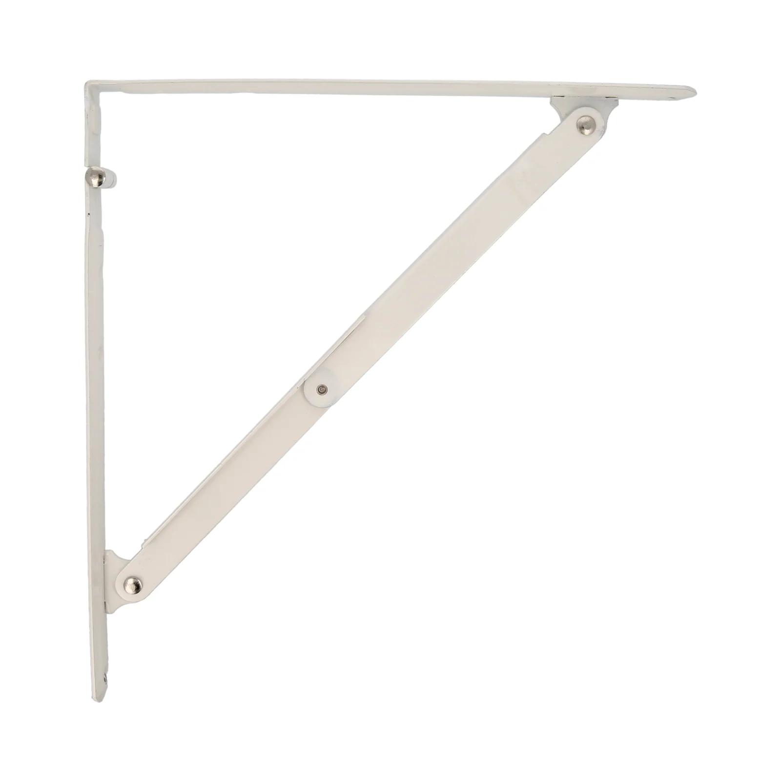 400X400 WHITE FOLDING SHELF BRACKET EACH 02047