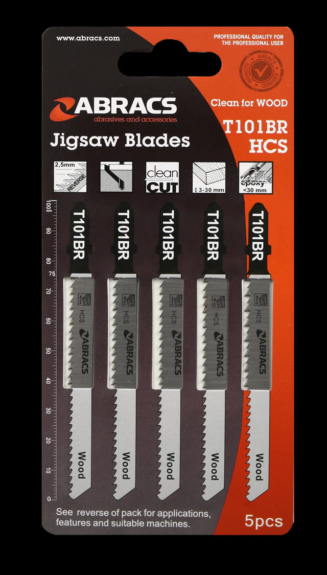 ABRACS JIGSAW BLADES 5PCS