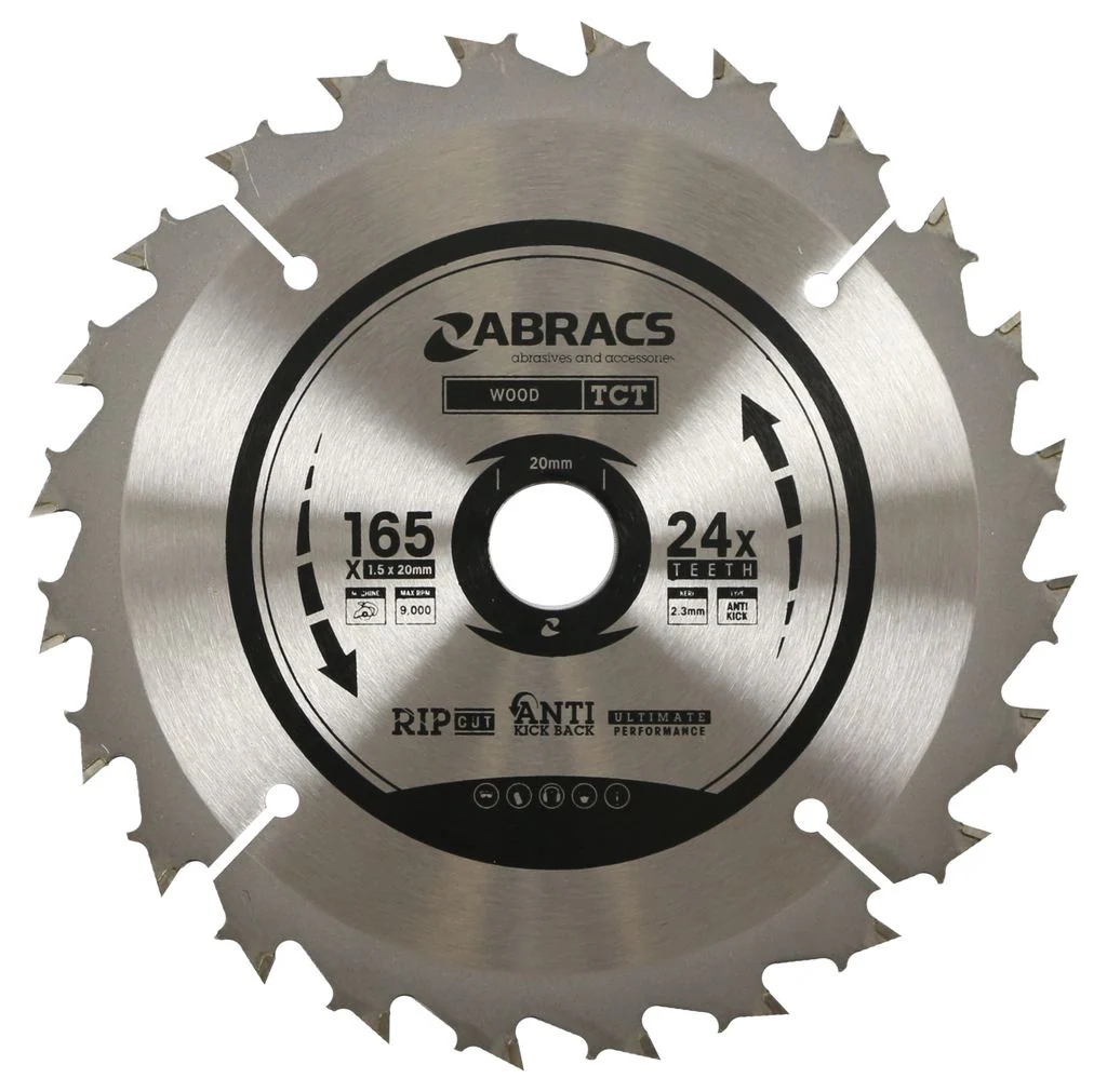ABRACS TCT 165mm X 20mm 24T