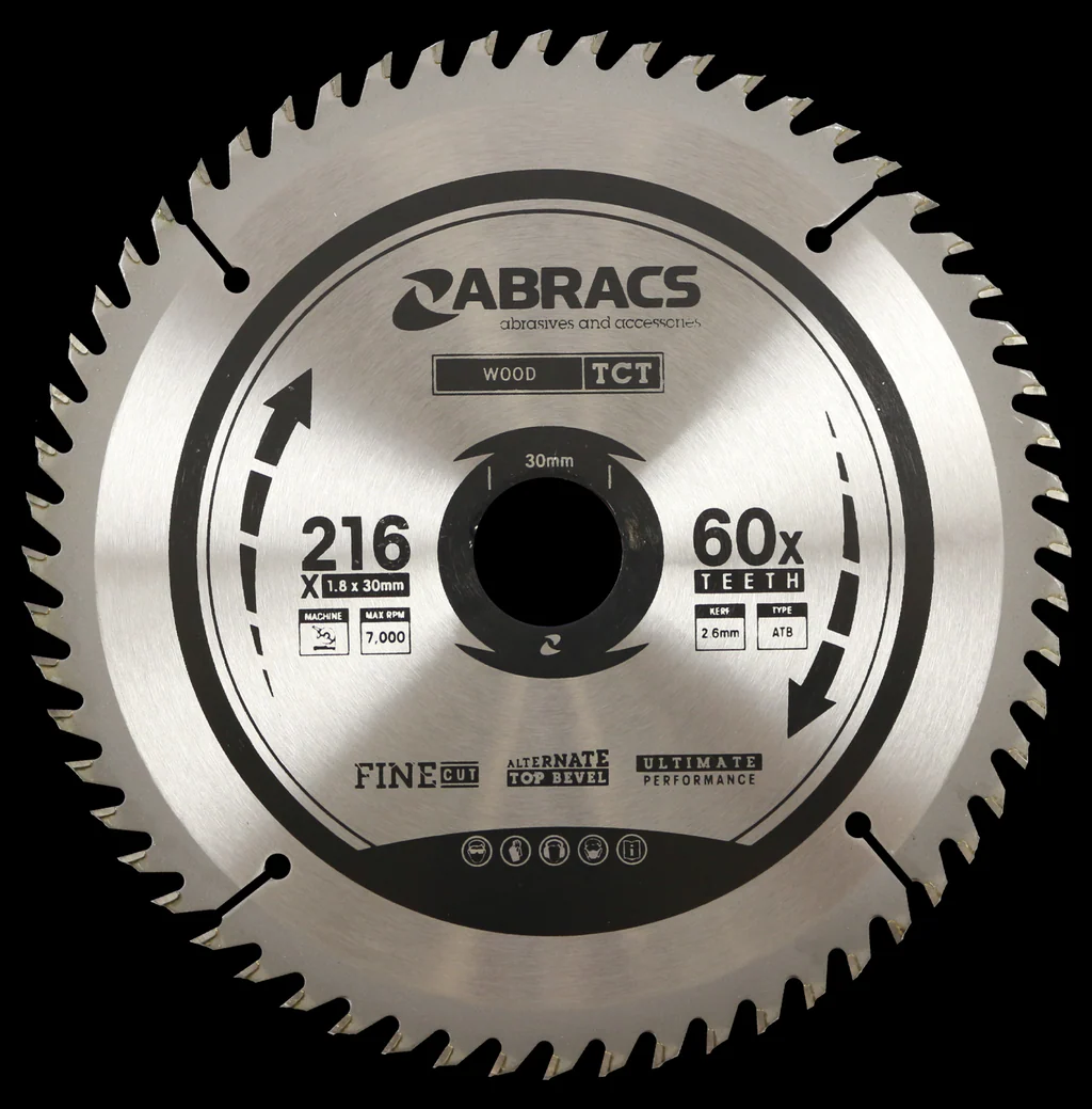 ABRACS TCT 216mm X 30mm 60T