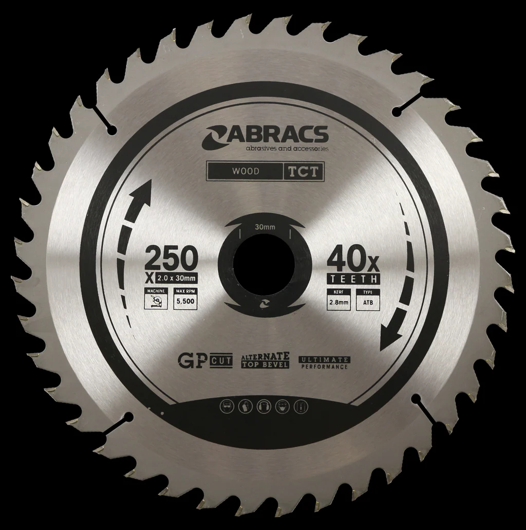 ABRACS TCT 250mm X 30mm 40T
