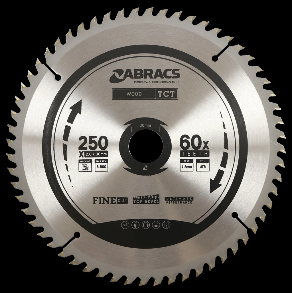 ABRACS TCT 250mm X 30mm 60T