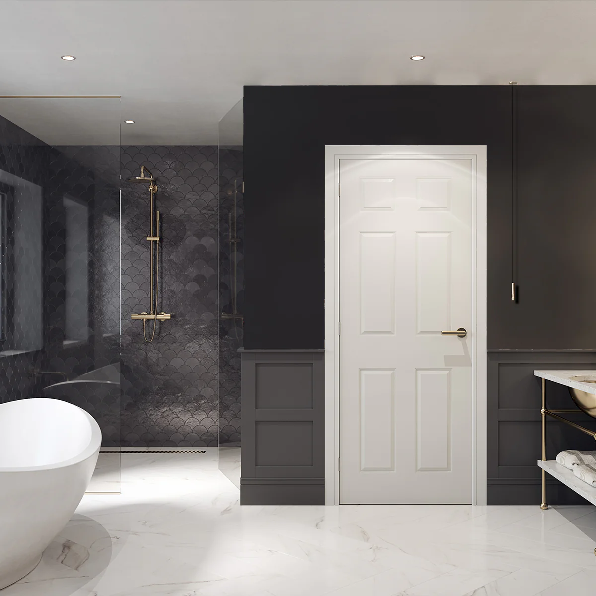 CARRICK MOULDED 6 PANEL SMOOTH DOOR - Image 2