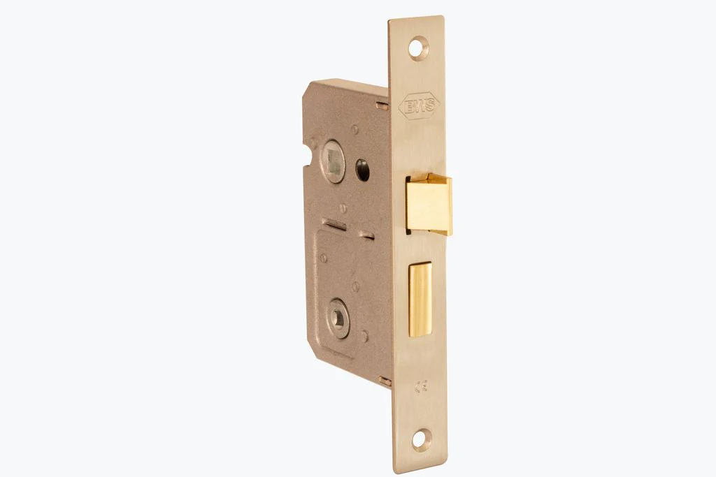 BATHROOM MORTICE LOCK BRASS 63MM BWS - Image 2