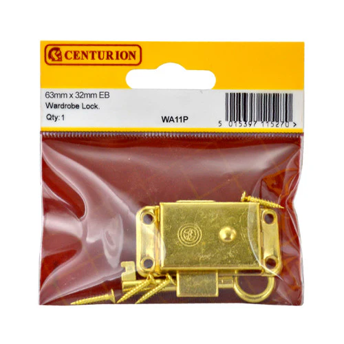 BRASS WARDROBE LOCK & KEY ( 2 Variants ) - Image 2