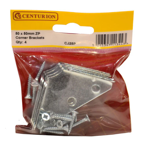 CENTURION ZINC CORNER BRACKERS PK4