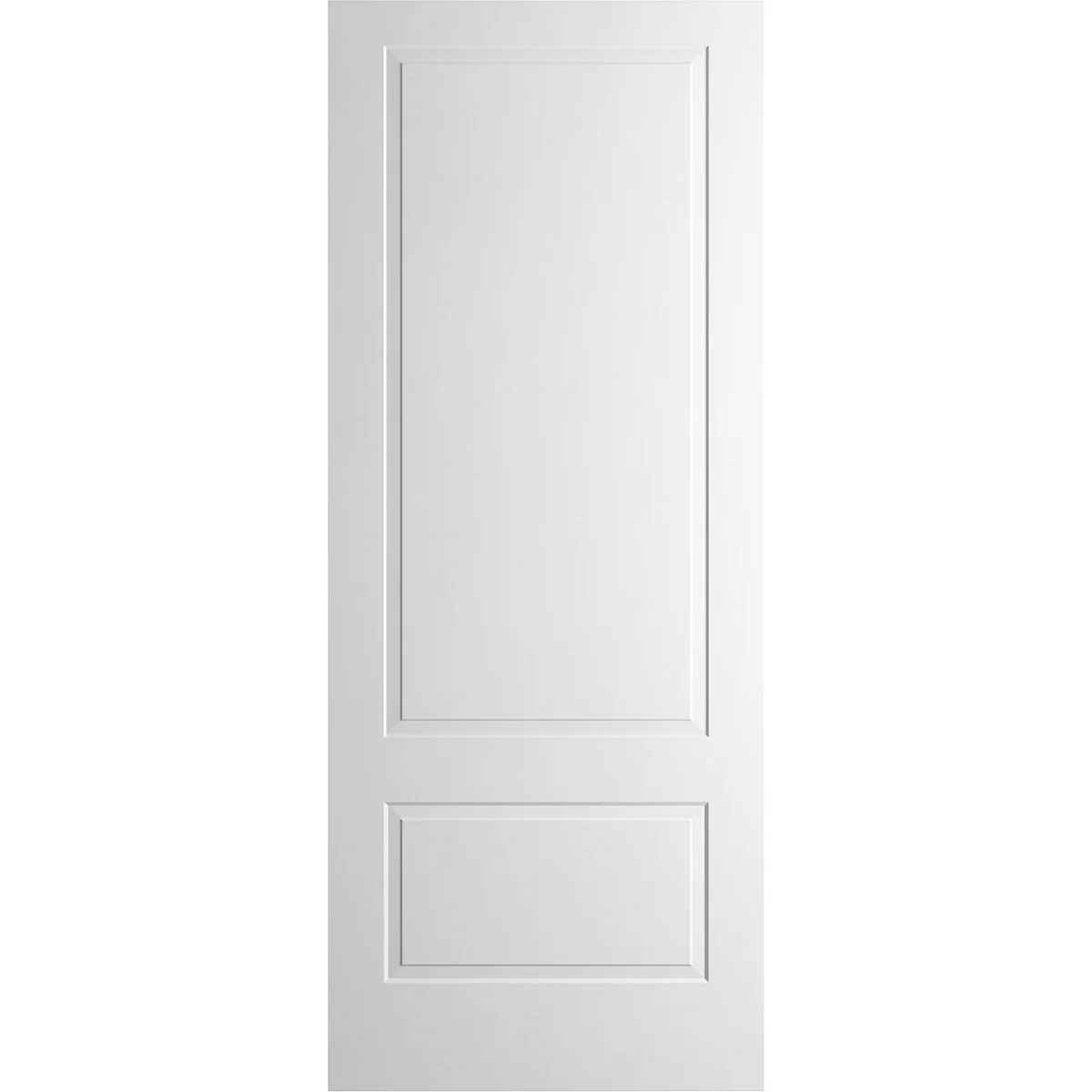 DOVER 2 PANEL WHITE PRIMED DOOR
