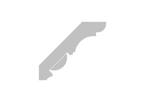 DECORATIVE  MOULD  CORNICE  63MM X 73MM  X 2440MM  LONG - Image 2