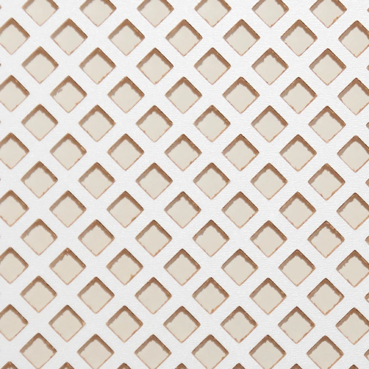 DEDALO  ORIGINAL SMALL DIAMOND 10mm X 10mm  PRIMED WHITE 1830mm X 610mm X 3mm