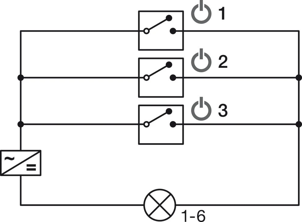 Distributor, 6-Way, with Switching Function
For use with Loox5 12 V drivers and lights, Max. connected wattage 60 W - Image 4
