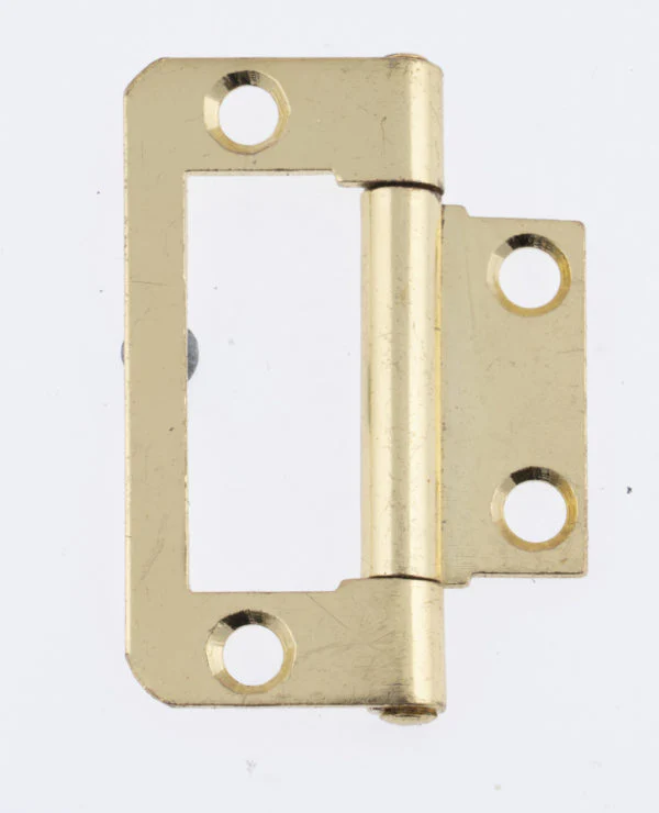 E/BRASS FLUSH HINGE 2" / PAIR