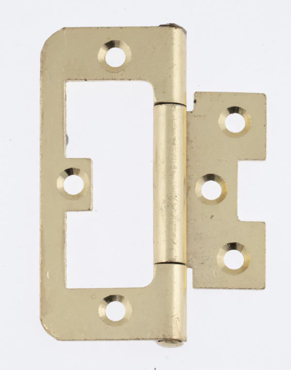 E/BRASS FLUSH HINGE 3" PAIR