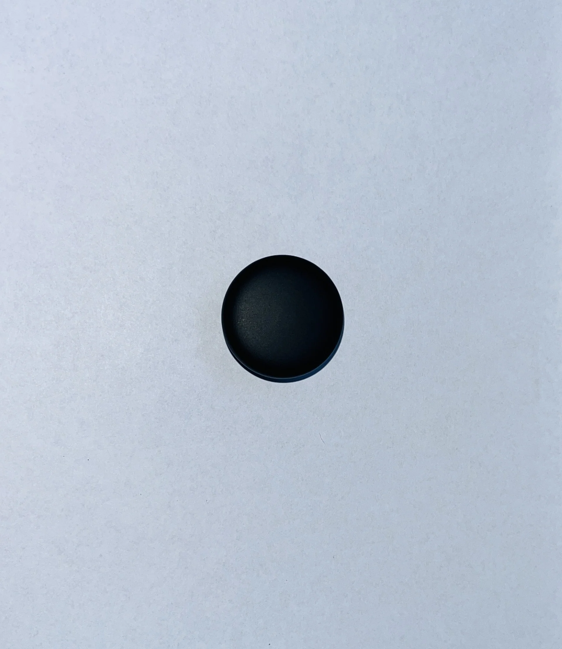 Flat Top Black Knob 33mm