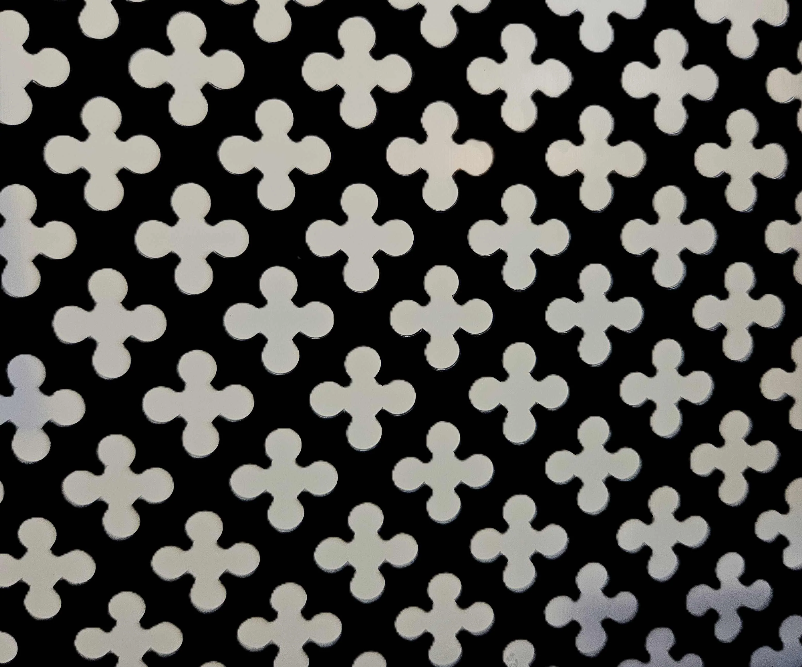 NO.4 LARGE CLUB PATTERN BLACK