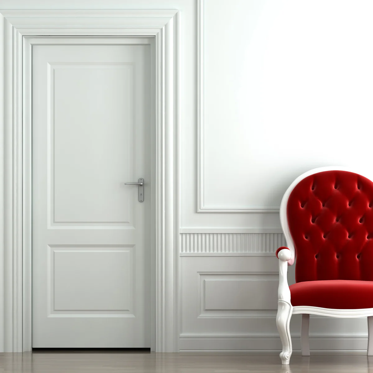 KILLESHANDRA MOULDED 2 PANEL SMOOTH DOOR - Image 3