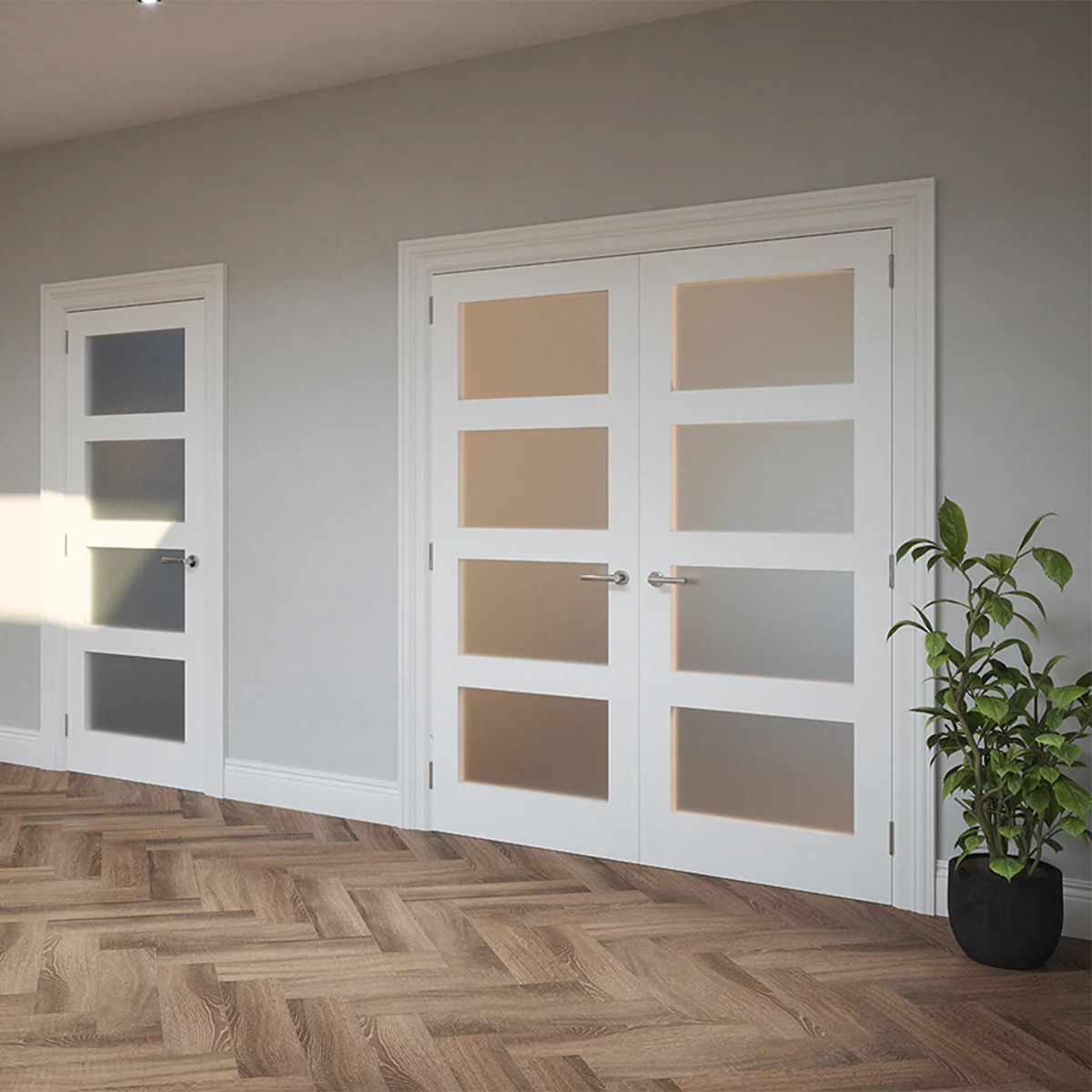 KIRKLAND PRIME SHAKER 4P ETCHGLASS DOOR - Image 3