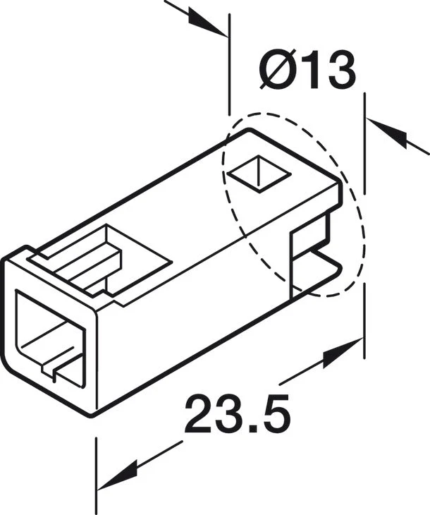 LED Extension Lead, for use with Loox 12 V Monochromatic Lights and Drivers
12 V, 5 A, 18 AWG, Length 2000 mm - Image 2