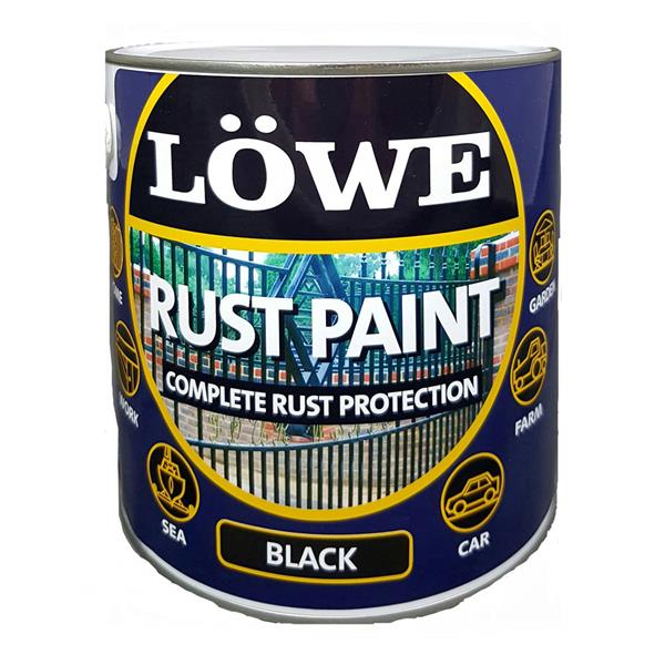 LOWE METAL PAINT BLACK 500ML