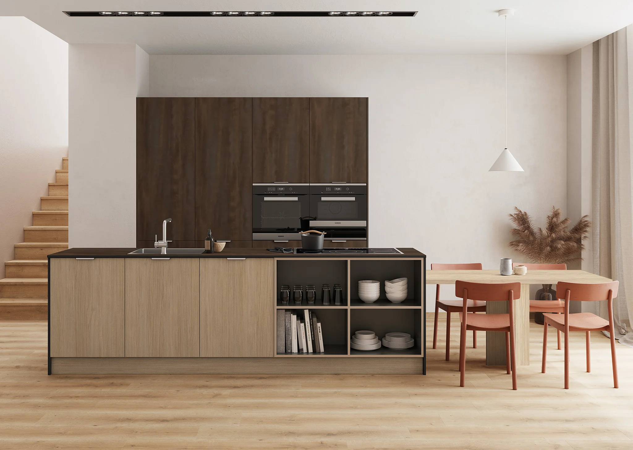 MEL CHIP LECER (NAT. OAK) FINSA 10M 2440 X 1220 X10MM - Image 2