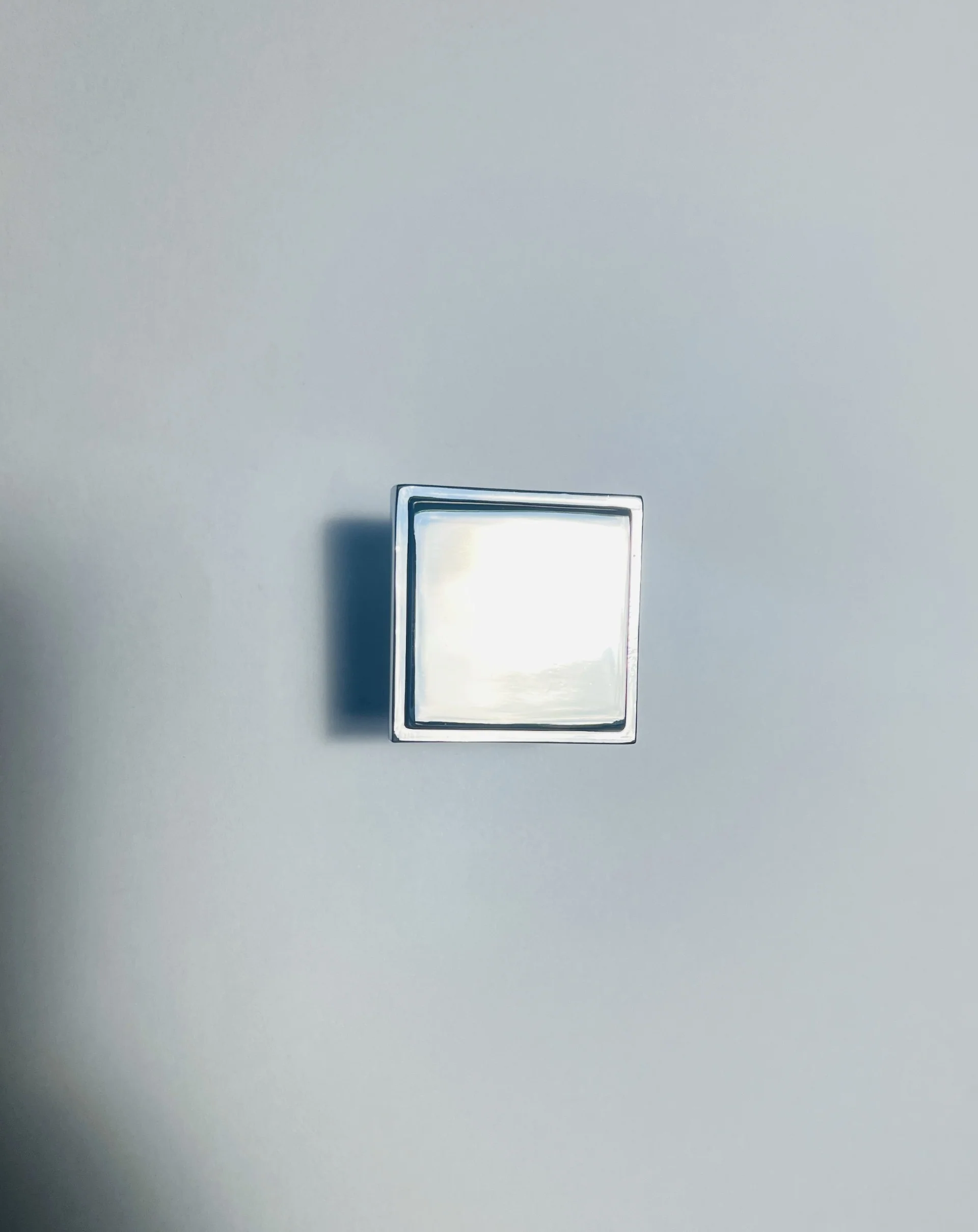 Modern Square Knob 30Mm Chrome - Image 2