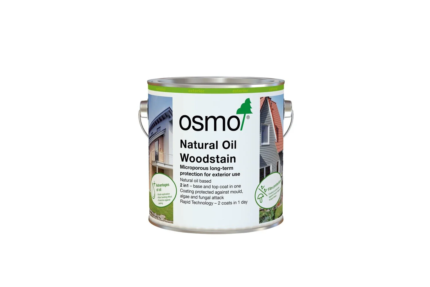 OSMO NATURAL OIL WOODSTAIN EBONY 750ML