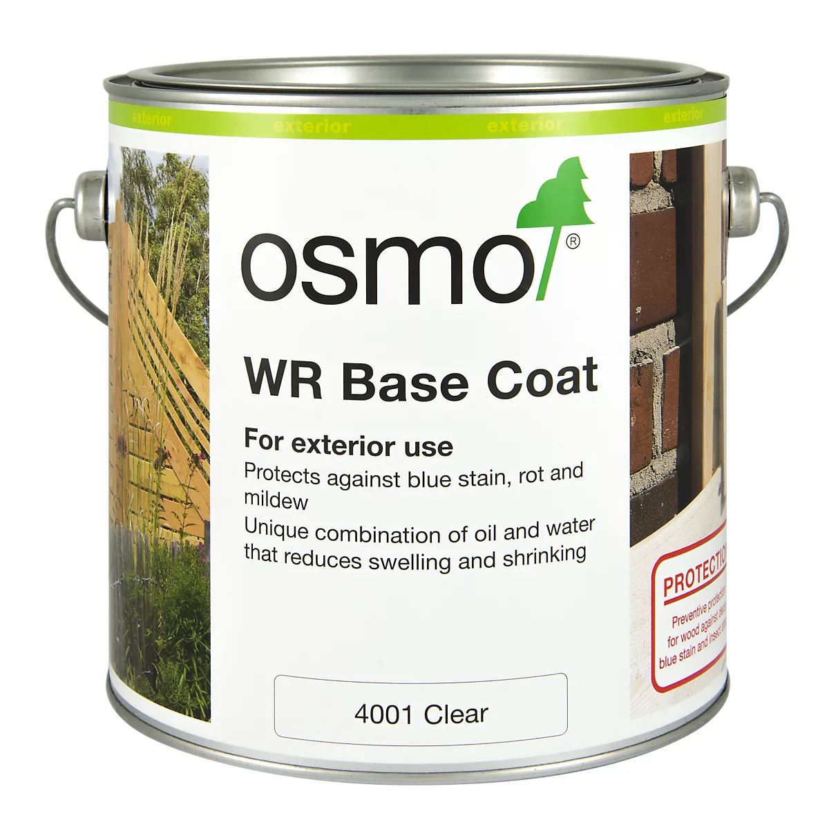 OSMO WR  BASECOAT CLEAR  (FOR SOFTWOOD EXTERIOR) 750ML