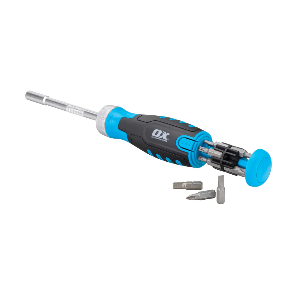 OX Pro Heavy Duty Multibit Ratchet Screwdriver