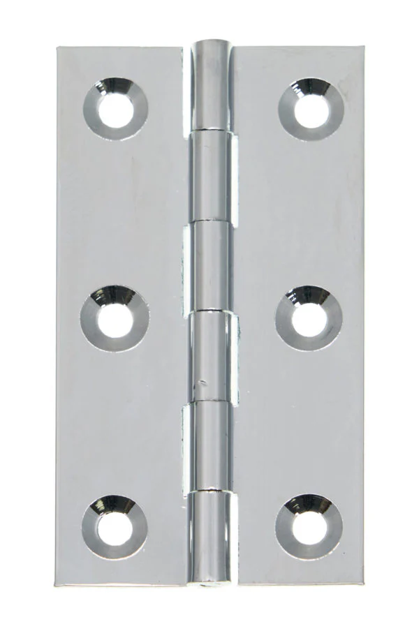 ECLIPSE POLISHED CHROME SOLID DRAWN HINGE 64mm