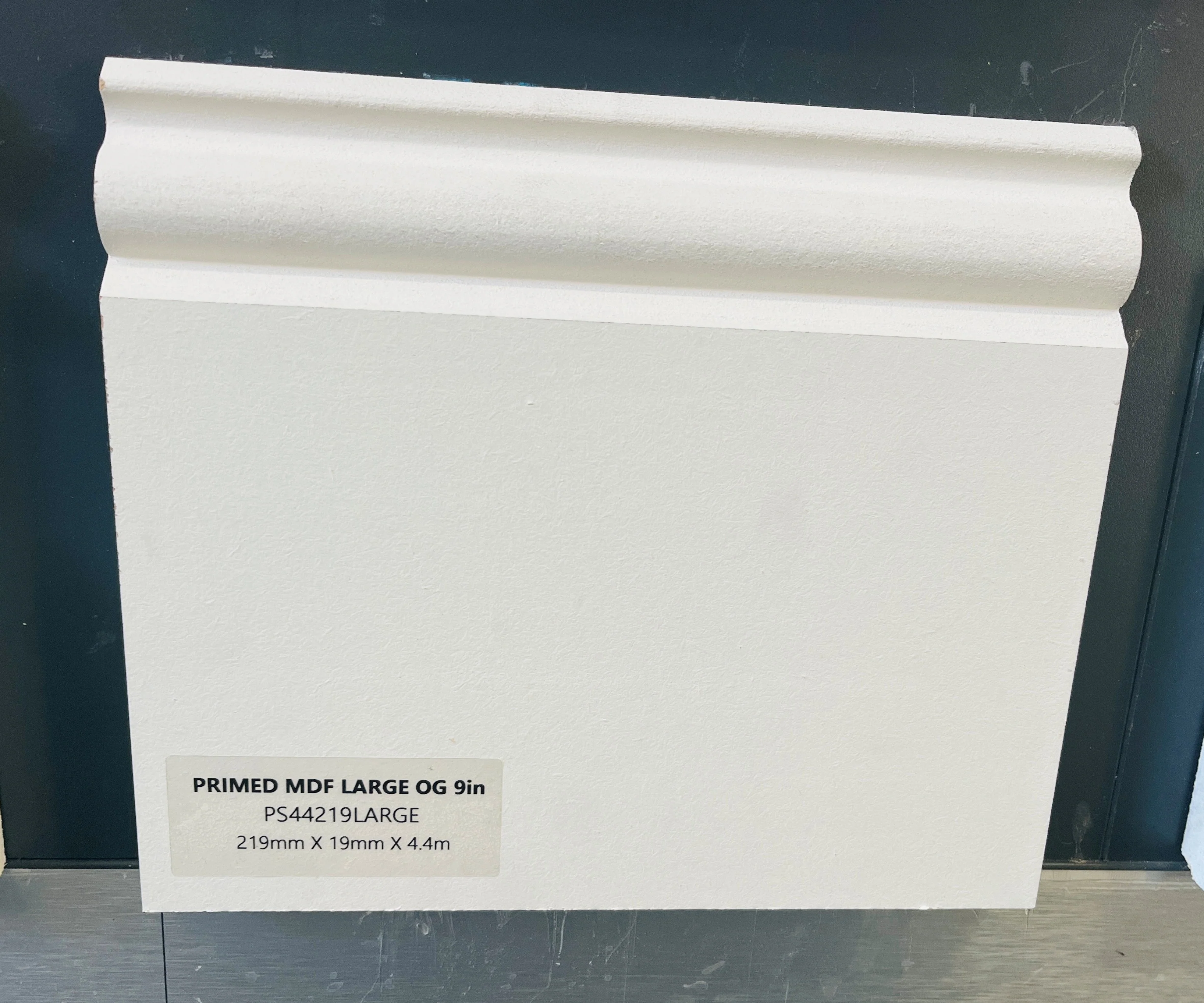Primed MDF 9"Skirting Ogee 219mm X 4.4mt