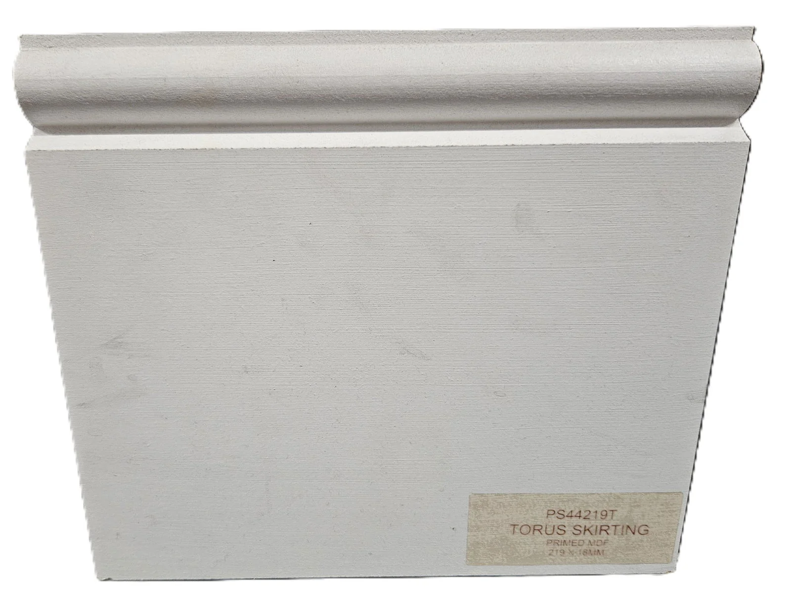 Primed MDF 9"Skirting Torus 219Mm  X 4.4Mt