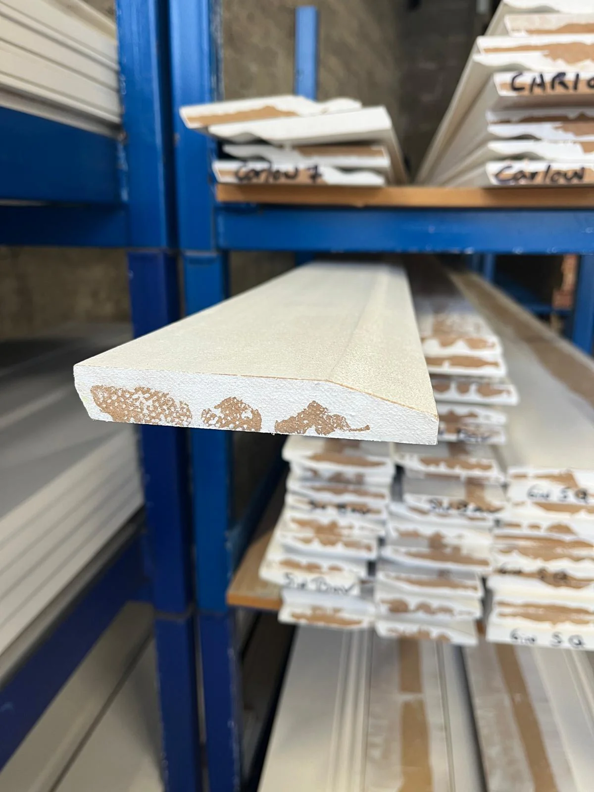 Primed MDF Bevel Skirting 5" X 4.4Mt Length - Image 2