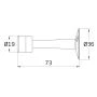 SATIN NICKEL DOOR STOP - Image 2