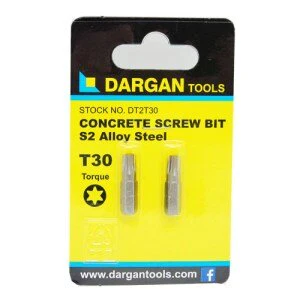 SCREWDRIVER BITS CONCRETE