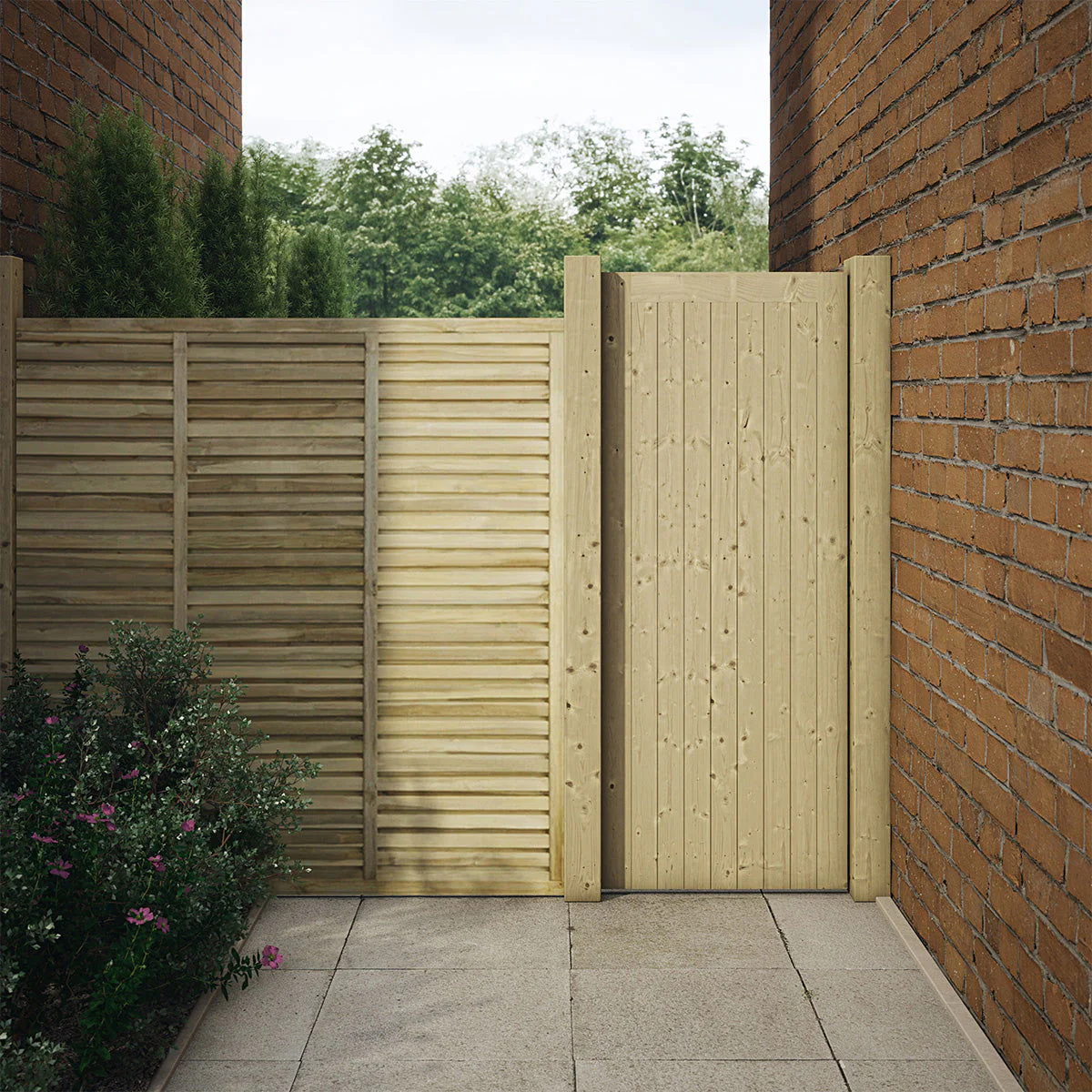 CAMDEN FRAMED LEDGED & BRACED DOOR 44mm - Image 12