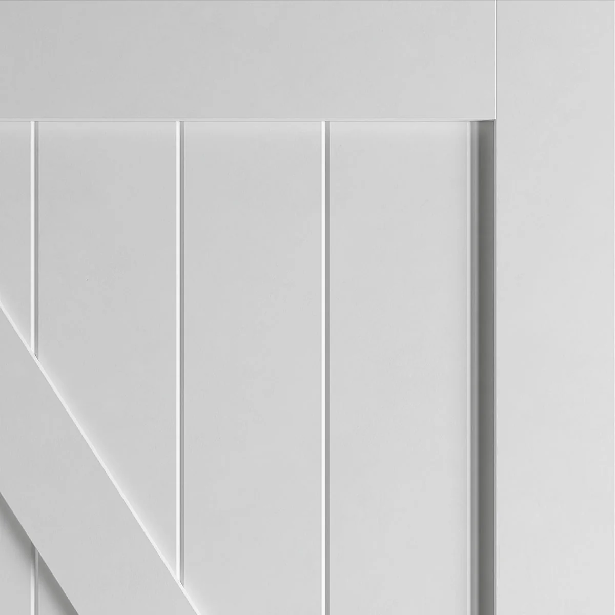 DEVON COTTAGE WHITE PRIMED DOOR - Image 5