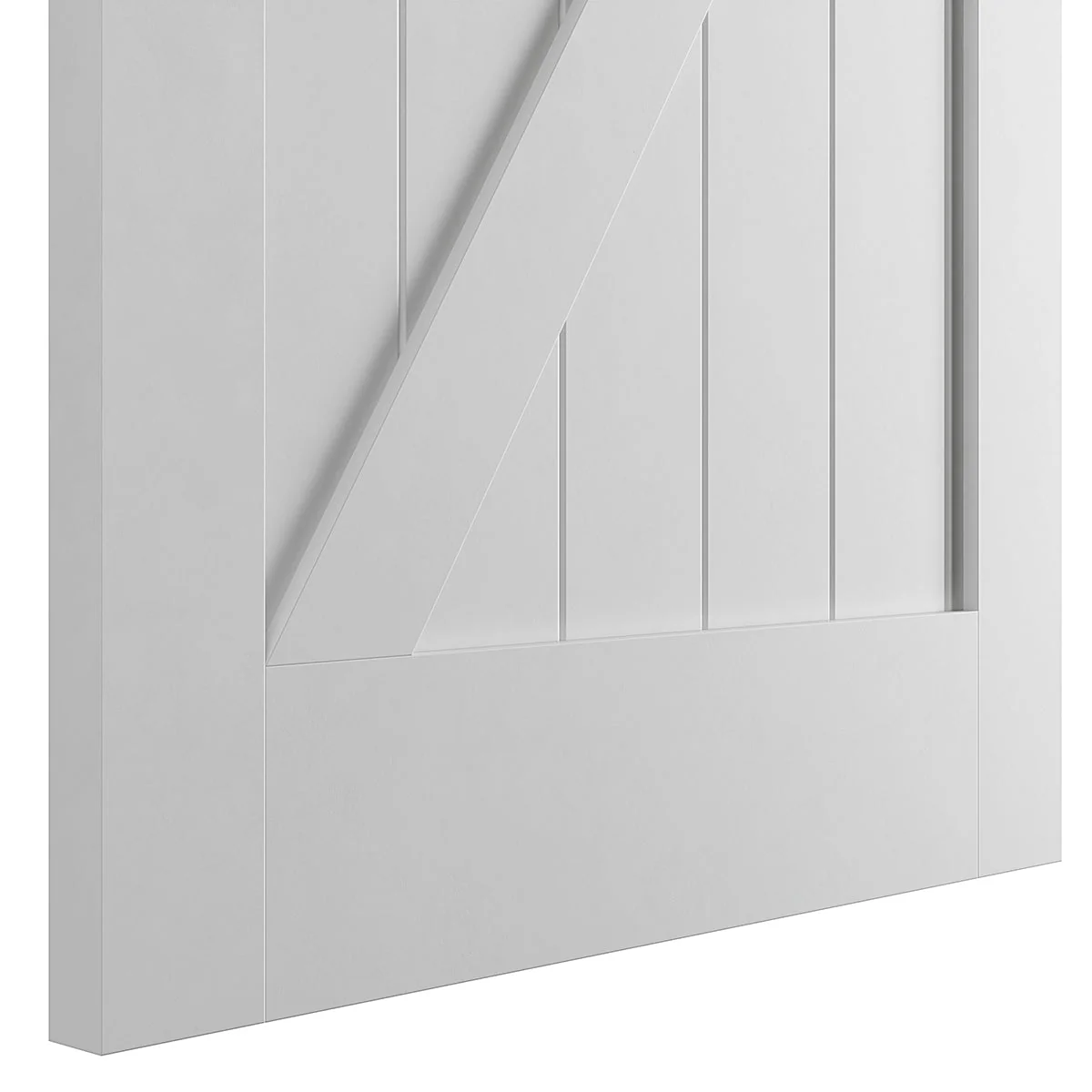 DEVON COTTAGE WHITE PRIMED DOOR - Image 6
