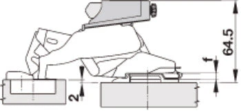 SOFT-CLOSE  FOR  GRASS 180 DEG  HINGE - Image 3