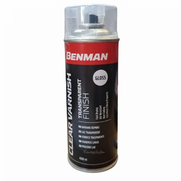 SPRAY CLEAR VARNISH HIGH GLOSS