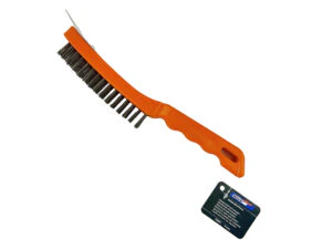 STEEL WIRE BRUSH  WITH  SCRAPER  240MM X 40MM