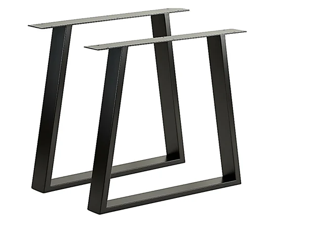 TABLE LEG  BLACK 700 HIGH   X  60MM X 40MM  2 PER BOX (EKA201)
