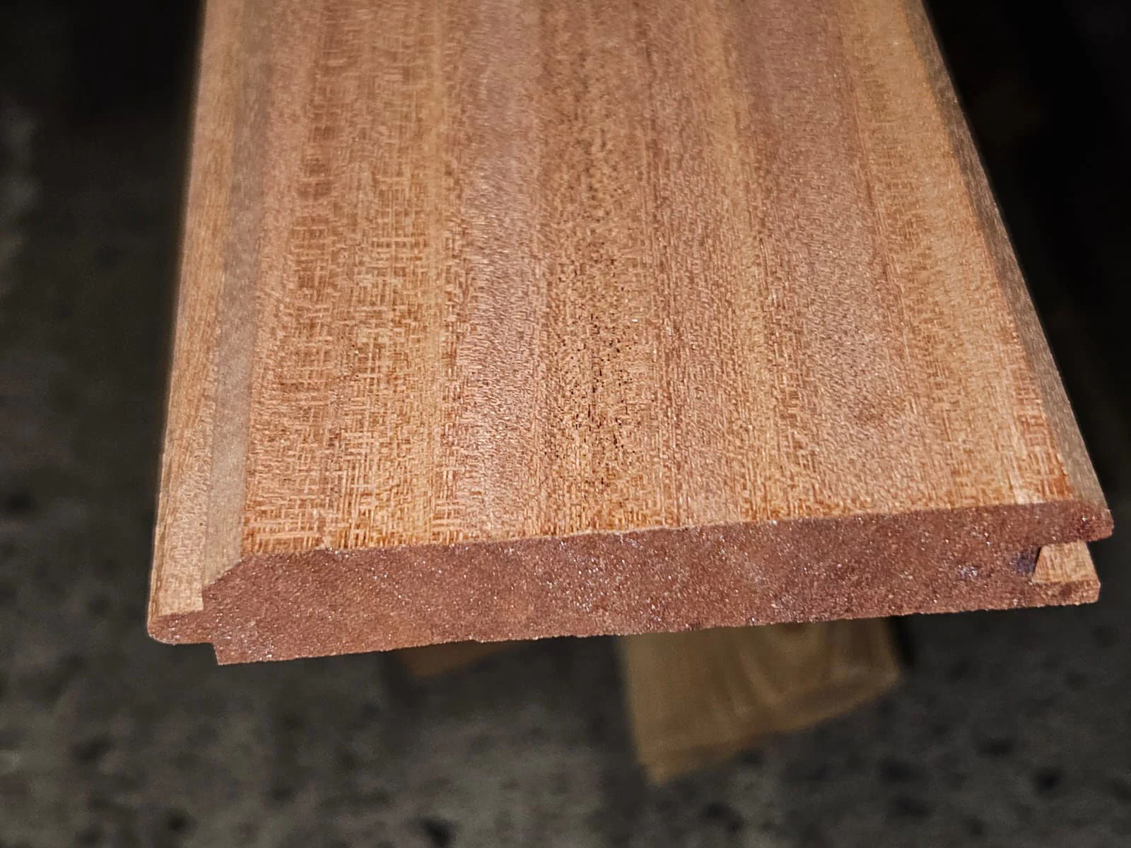 SAPELE MAHOGANY   TGV  SHEETING 94MM X15MM  PER  4.8MT LENGTH