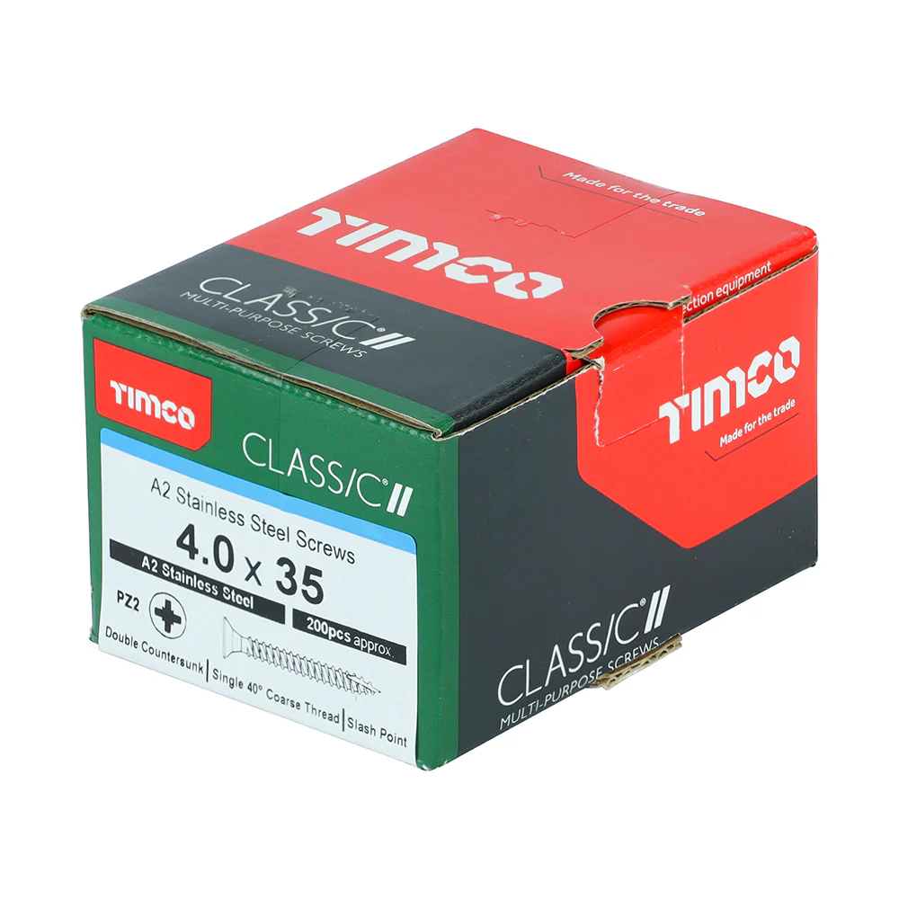 Timco Classic Stainless Steel Screw Pz2 Csk -A2 (20 Variants Available ) - Image 11