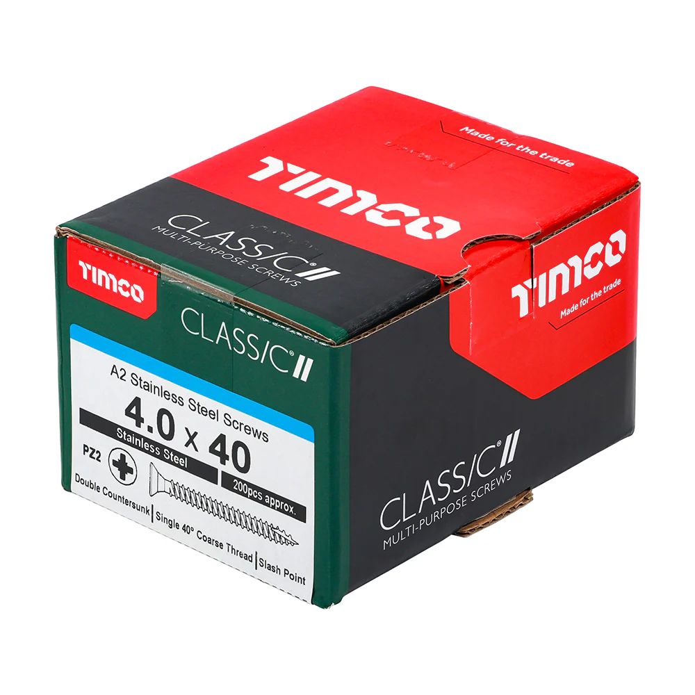 Timco Classic Stainless Steel Screw Pz2 Csk -A2 (20 Variants Available ) - Image 12
