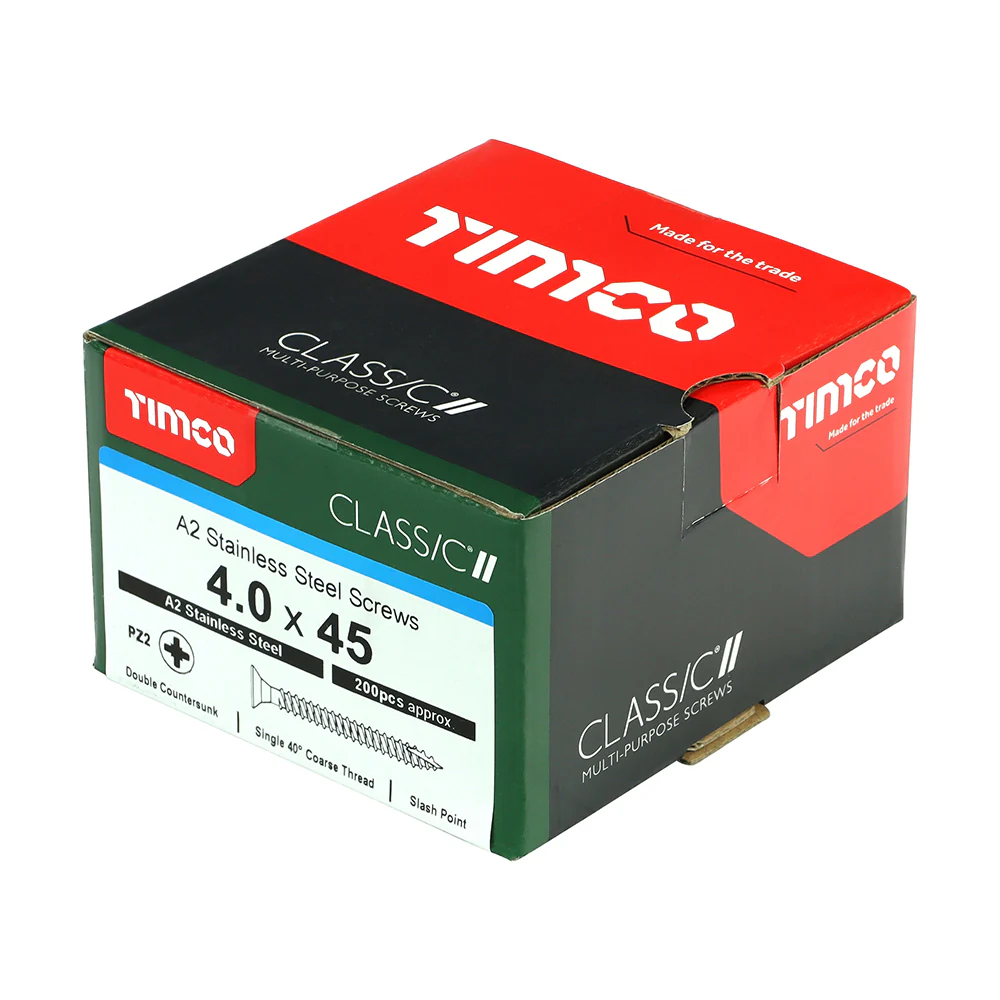 Timco Classic Stainless Steel Screw Pz2 Csk -A2 (20 Variants Available ) - Image 13