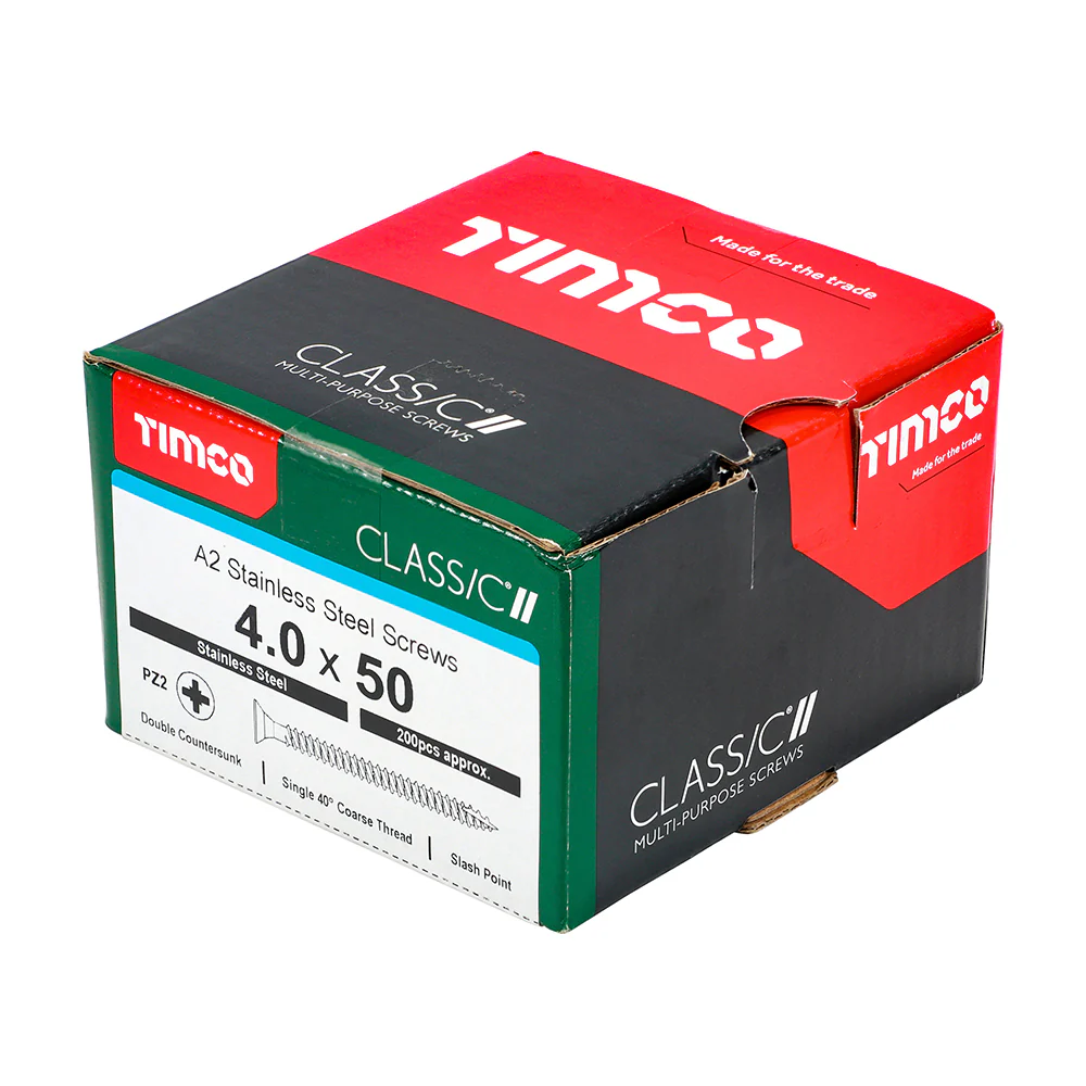 Timco Classic Stainless Steel Screw Pz2 Csk -A2 (20 Variants Available ) - Image 14