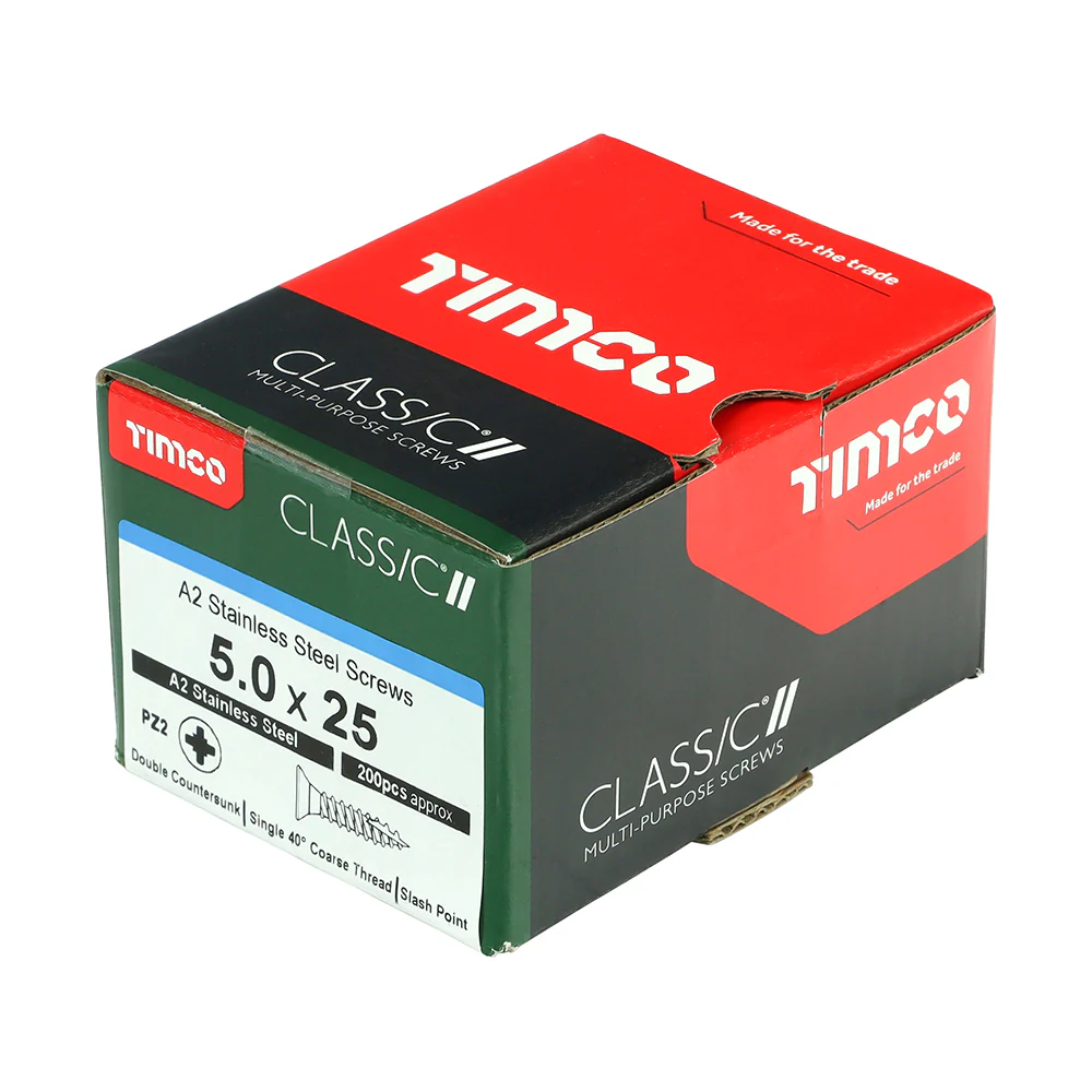 Timco Classic Stainless Steel Screw Pz2 Csk -A2 (20 Variants Available ) - Image 15